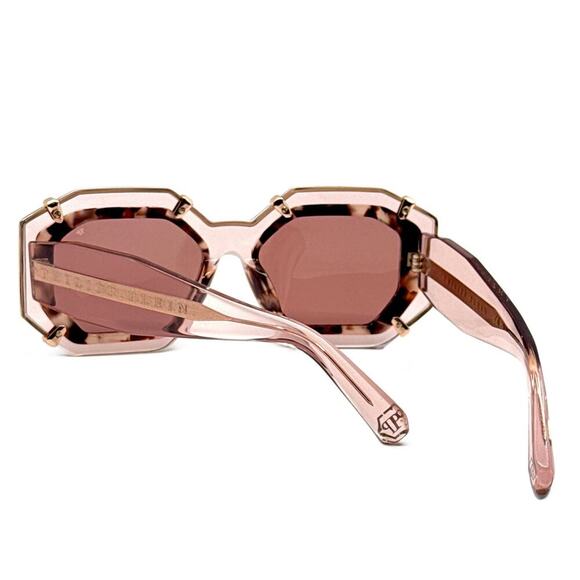 NEW!!! PHILIPP PLEIN Sunglasses Plein Supreme Star SPP098V Col.0D48, Authentic - Picture 10 of 11